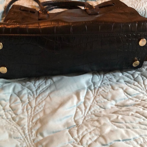 Michael Kors Dillon Croc Embossed Satchel Bag - Picture 3 of 4